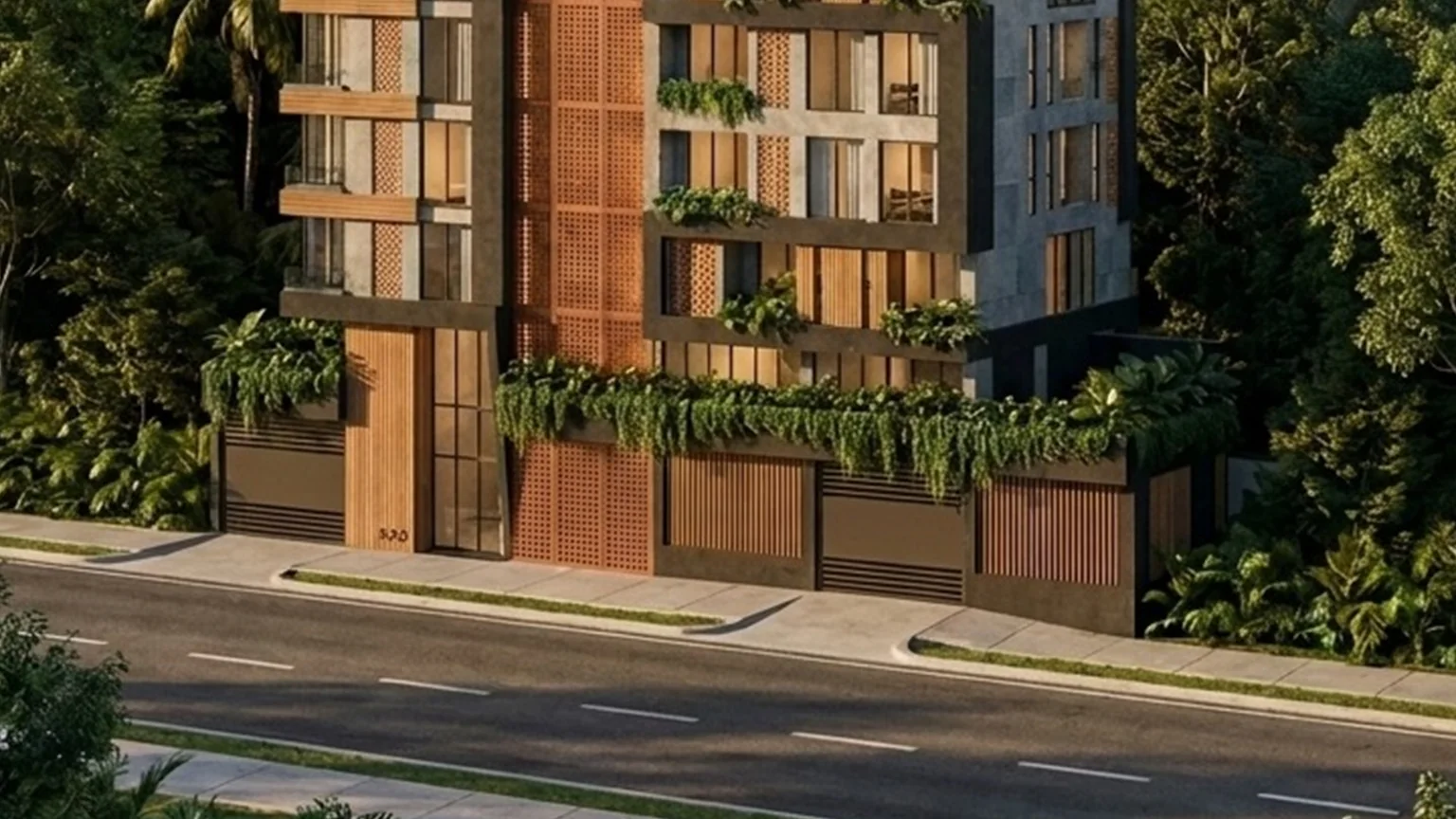 Detalles arquitectónicos de EKO Living